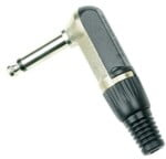 Alpha Audio 6.3mm Angled mono jack plug