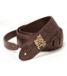Ernie Ball 4086 Leather Brown Python Strap
