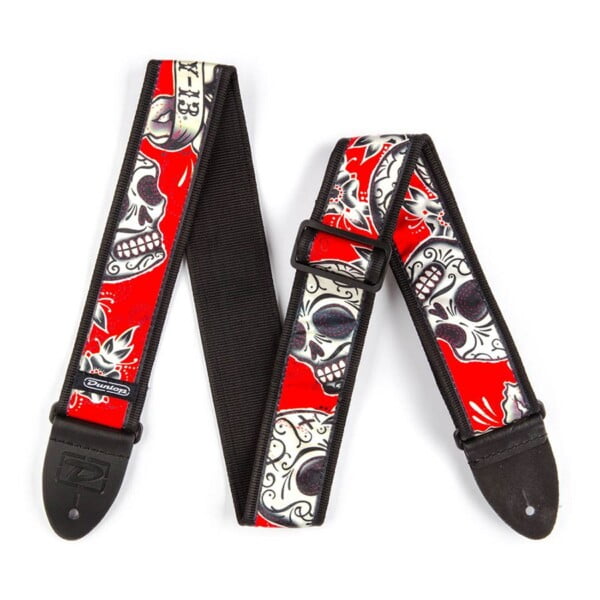 jim-dunlop-d38-37ts-starp-l13-tres-skul Jim Dunlop D38-37TS Lucky 13 Tres Skull Strap - Slika 1