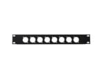 Omnitronic Z-19U front panel 1U 8xD-type