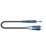 QuikLok RKSA120-5 cable 6.3mm st./2xRCA-M