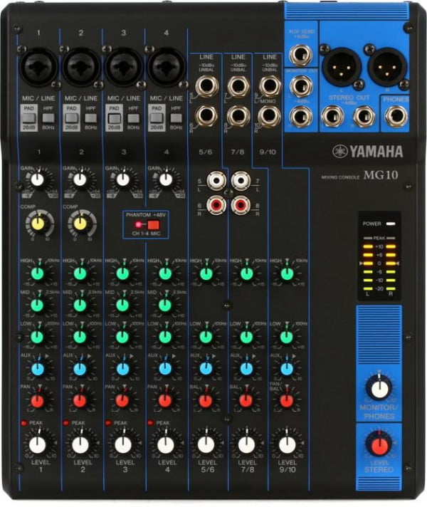 yamaha-mg10-mixing-console Yamaha MG10 Mixing Console - Slika 1