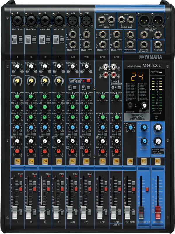 yamaha-mg12xu-mixing-console Yamaha MG12XU Mixing Console - Slika 1