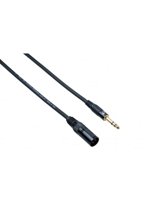 bespeco-easx300-xlr-m-jack-stereo-3m Bespeco EASX300 XLR-M / Jack Stereo 3m - Slika 1
