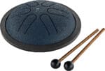 Meinl MSTD2NB Sonic Energy Mini Steel Tongue Drum A Major, 6 Notes - Navy Blue