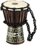 Meinl HDJ6-XXS African Style Mini Djembe 4 1/2' - Dark Serpent Design