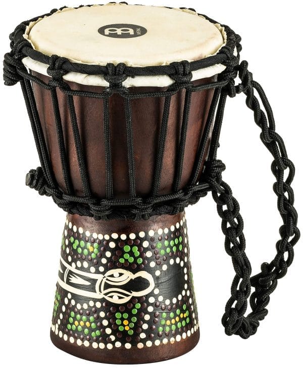 meinl-hdj6-xxs-african-style-mini-djembe-4-1-2-dark-serpent-design Meinl HDJ6-XXS African Style Mini Djembe 4 1/2' - Dark Serpent Design - Slika 1
