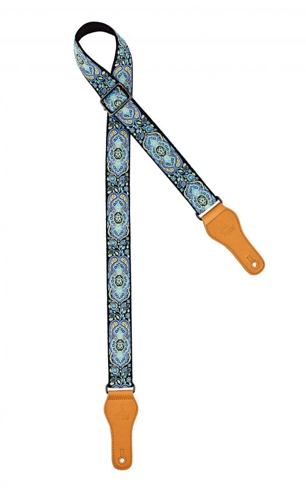 ortega-ocs550-creative-series-baumwollgitarrengurt-classic-blue Ortega OCS550 Creative Series Baumwollgitarrengurt - Classic Blue - Slika 1