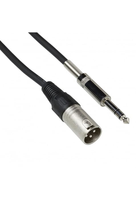 bespeco-easx050-xlr-m-jack-stereo-05m Bespeco EASX050 XLR-M / Jack Stereo 0,5m - Slika 1