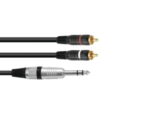 GEWA Y-Cable 1x 3,5 mm st. jack x 2 cinch 3met