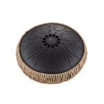 Meinl MOSTD1BK 10' Medium Octave Steel Tongue Drum, B Minor, 8 Notes, 432 Hz