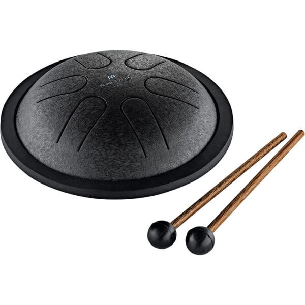 meinl-mstd1bk-6-mini-steel-tongue-drum-c-major-6-notes-440-hz-black Meinl MSTD1BK 6' Mini Steel Tongue Drum, C Major, 6 Notes, 440 Hz, Black - Slika 1