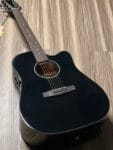 Cort Earth60CE BK Solid top Elektro-akustična gitara