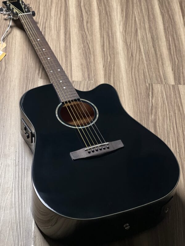 cort-earth60ce-bk-solid-top-elektro-akusticna-gitara Cort Earth60CE BK Solid top Elektro-akustična gitara - Slika 1