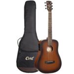 Cort EarthGO OPBB Smart Electro-Acoustic Travel Guitar w/Bag