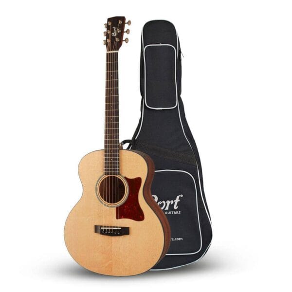 cort-little-cj-adirondack-solid-top-w-bag-elektro-akusticna-gitara Cort Little CJ Adirondack Solid Top w/bag Elektro-akustična gitara - Slika 1