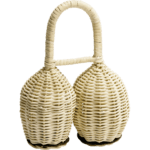 MEINL Percussion Double Shaker - Coconut Bottom