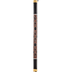 MEINL Sonic Energy Bamboo Rainstick Large - Dot Painted/Black